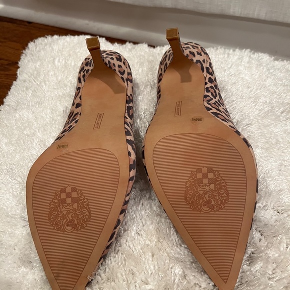 Vince Camuto Leather Mid-Heel Pumps - Rachella - Picture 11 of 11